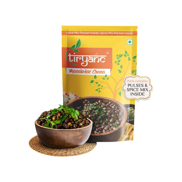 Tiryanc Masaledar Kala Chana With Spice Mix (Kadle Kalu)