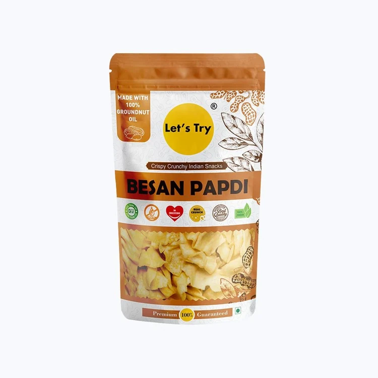 Let's Try Besan Papdi