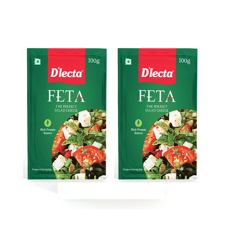 D'lecta Natural Feta Cheese - Pack of 2