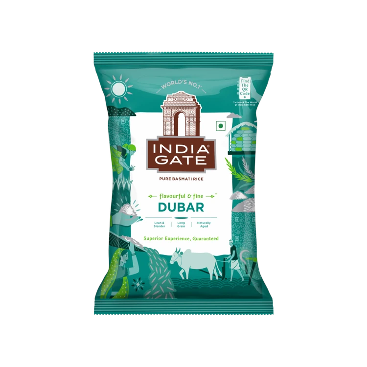 India Gate Dubar Basmati Rice (Long Grain) (Dubar Basmati Akki)