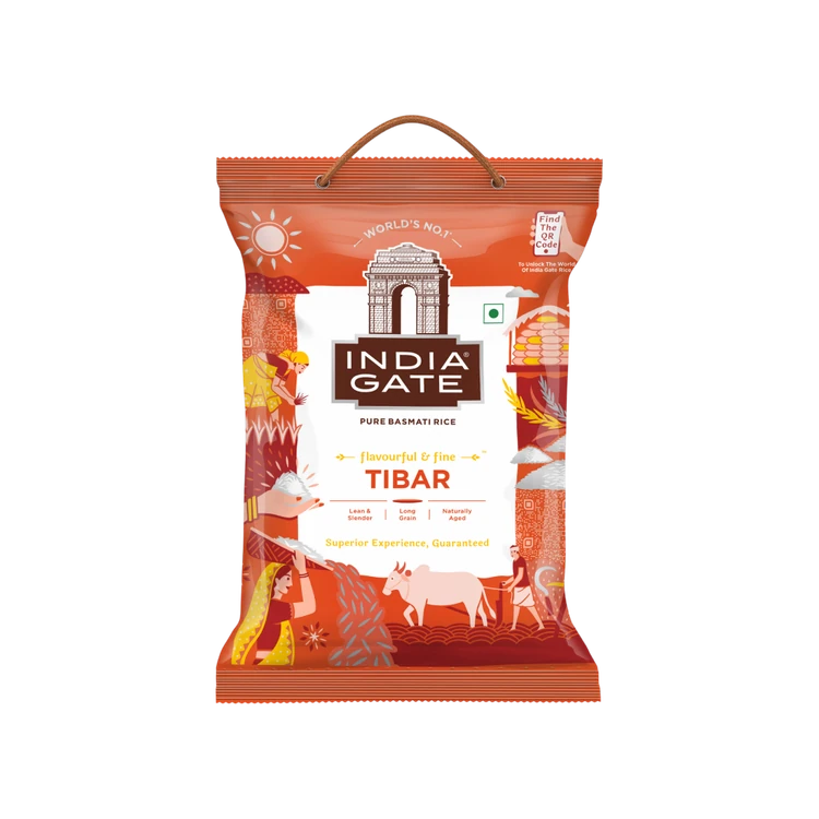 India Gate Tibar Basmati Rice (Long Grain) (Tibar Basmati Akki)