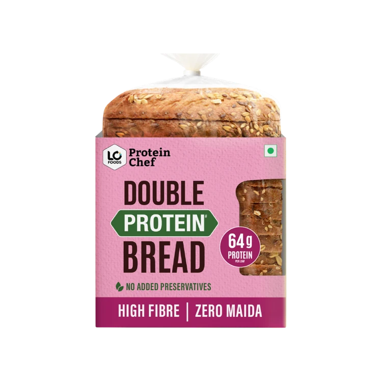 Protein Chef Double Protein Bread, Zero Maida Brown Bread