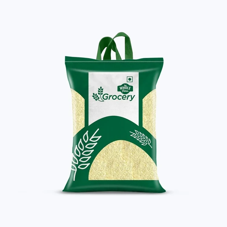 Whole Farm Grocery Raw Ponni Rice/Pacharisi (Medium Grain) (Hasi Ponni Akki)