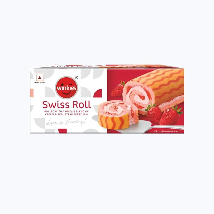 Winkies Strawberry Swiss Roll