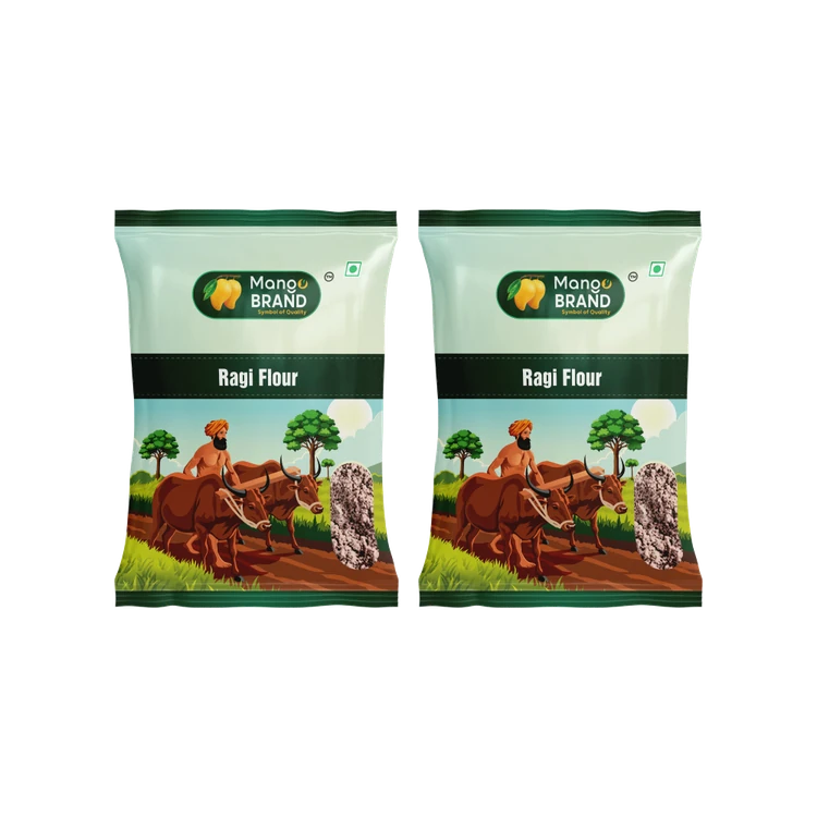 Mango Premium Ragi Flour - Pack of 2 (Ragi Hittu)