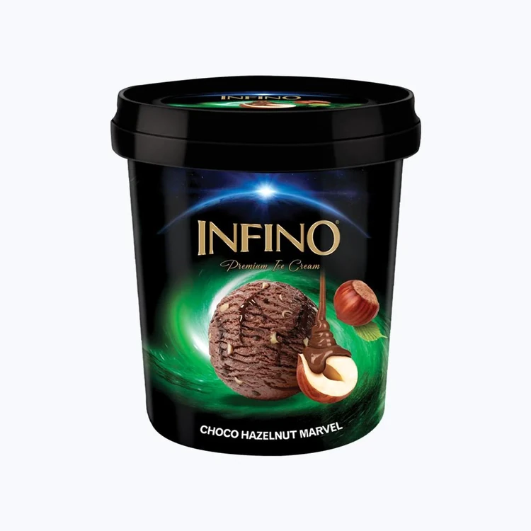 Infino Choco Hazelnut Marvel Ice Cream Tub