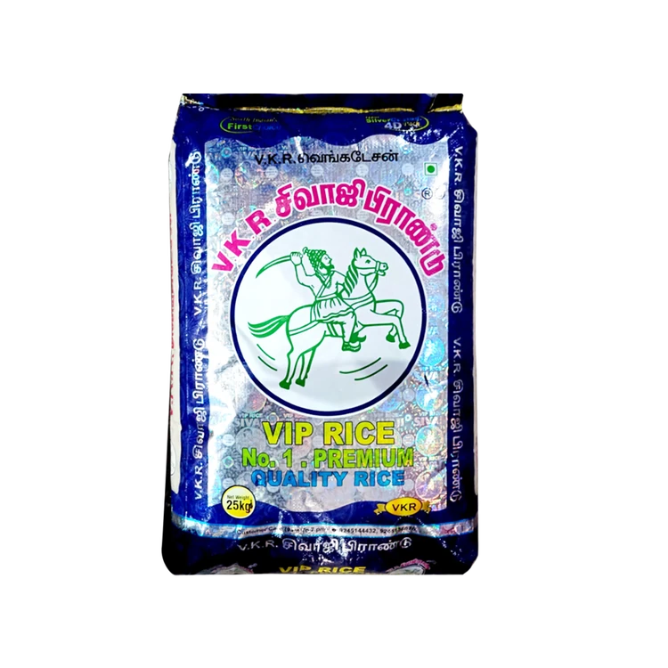 VKR Sivaji Premium Boiled Ponni Rice 25 kg (Medium Grain) (Ponni Akki)