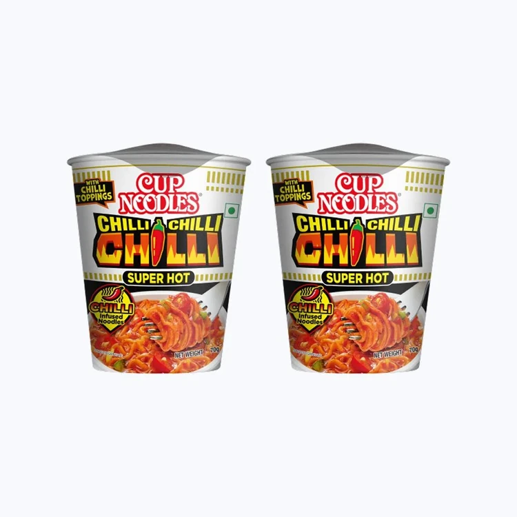 Nissin Super Hot Chilli Cup Noodles - Pack of 2