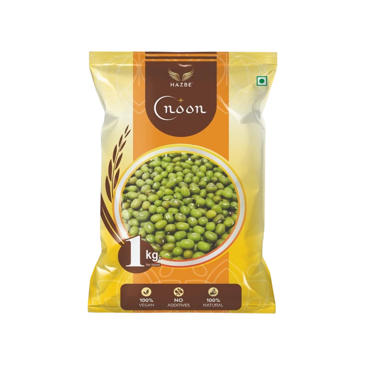 HAZBE Green Moong Dal Whole