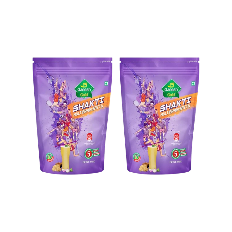 Ganesh Gold Shakti Multigrain Sattu - Pack of 2 (Sattu Hittu)