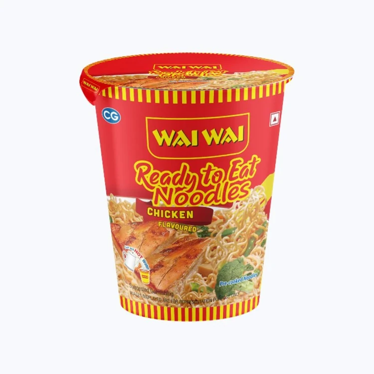 Wai Wai Ready To Eat Chicken Cup Noodles