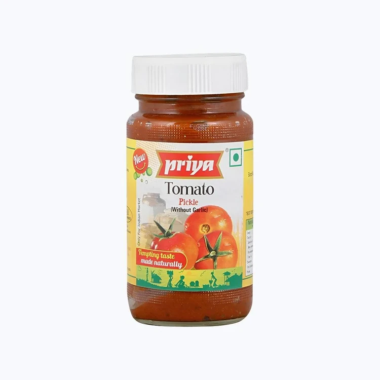 Priya Tomato Pickle (Without Garlic)