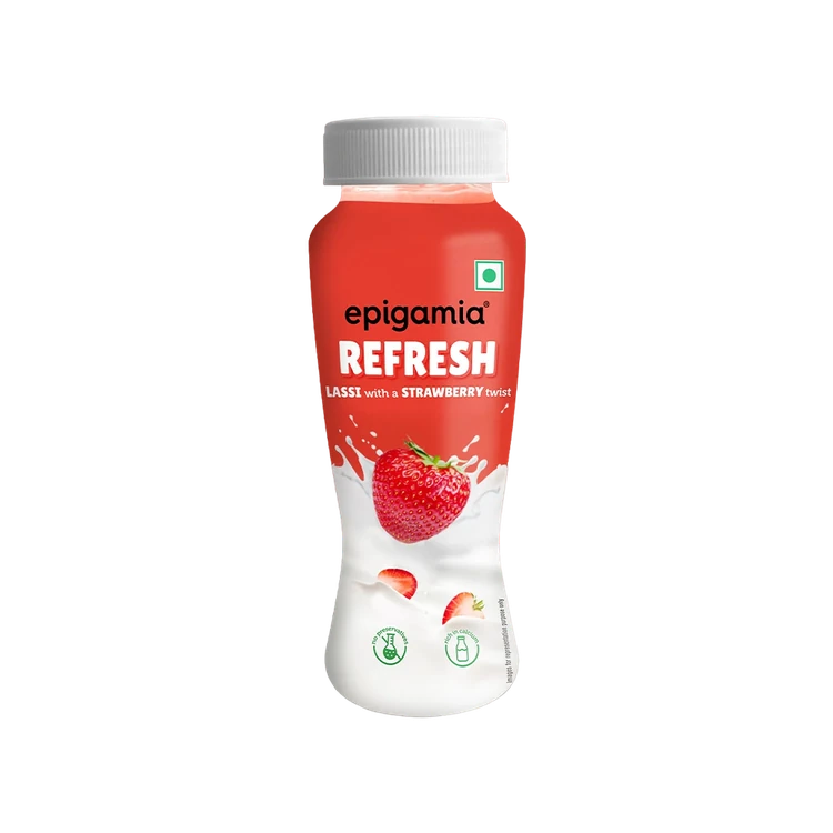 epigamia Refresh Strawberry Lassi