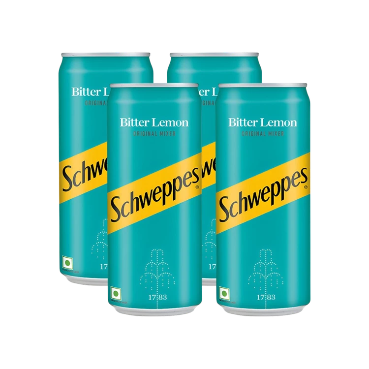 Schweppes Bitter Lemon-Original Mixer - Pack of 4