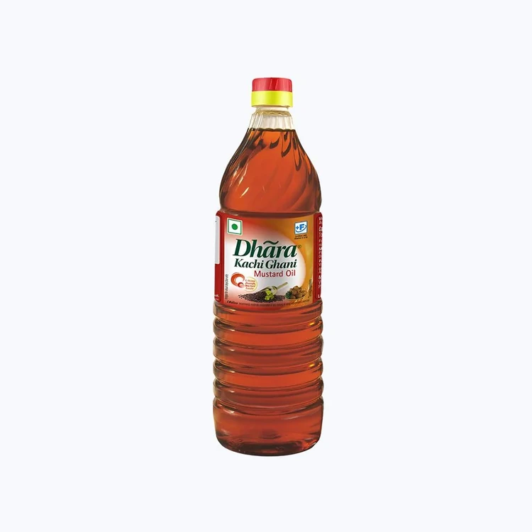 Dhara Kachi Ghani Mustard Oil (0% Trans Fat) (Sasive Enne)