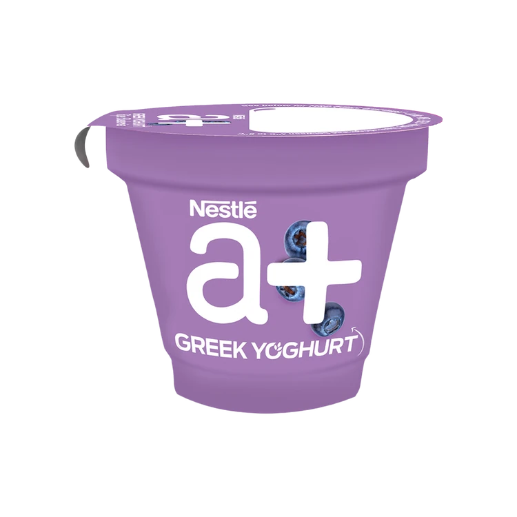 Nestle a+ Blueberry Flavoured Greek Yogurt