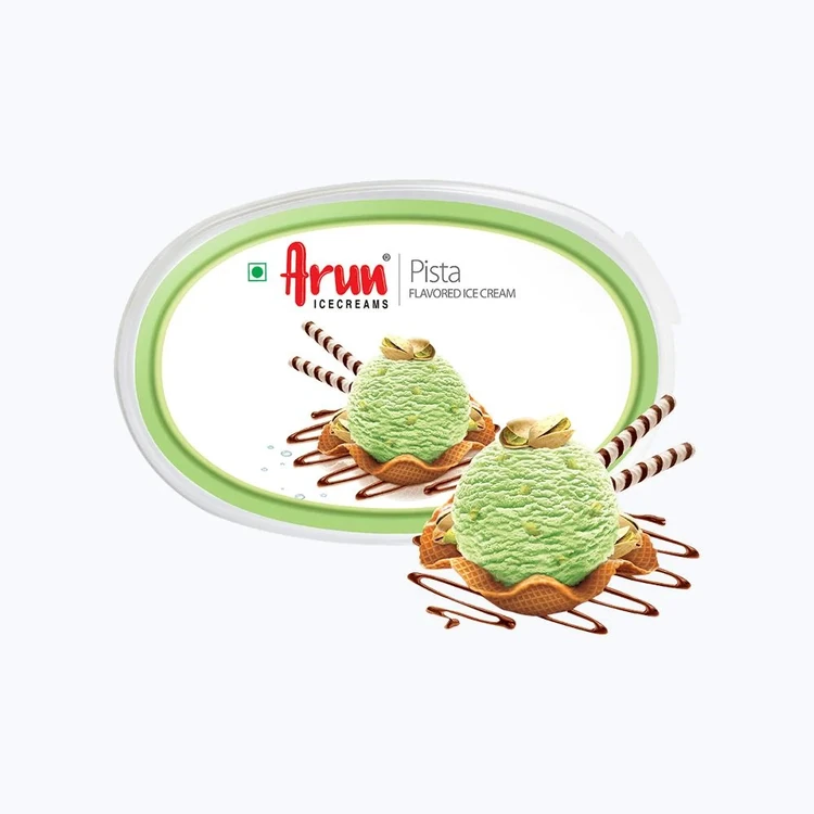 Arun Pista Flavoured Ice Cream Tub