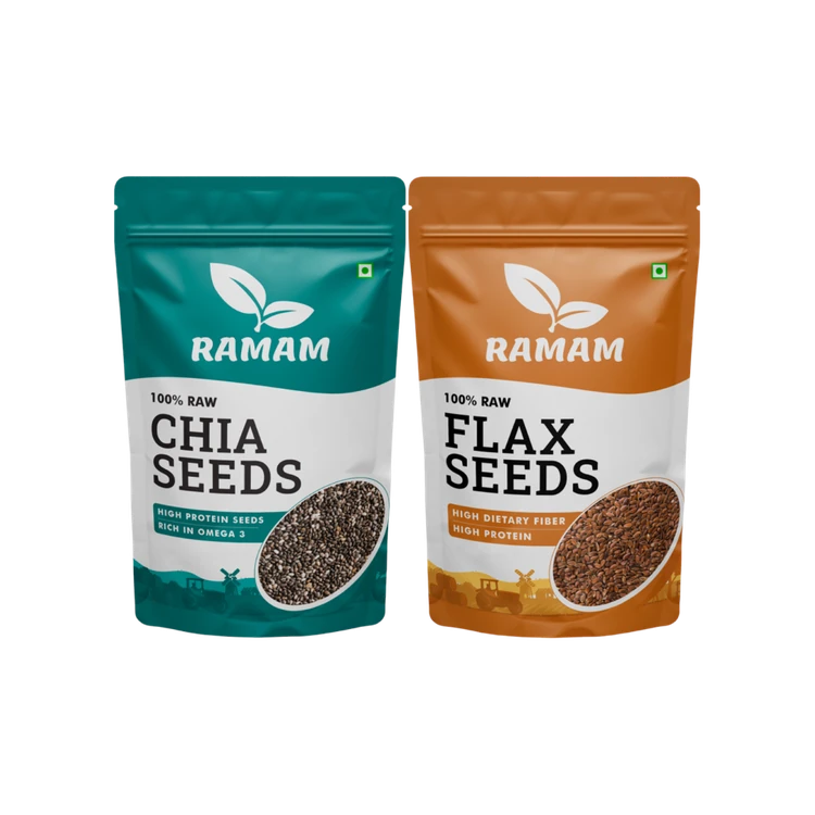 Ramam Group Chia & Flax Seeds Combo (Agase Beeja)