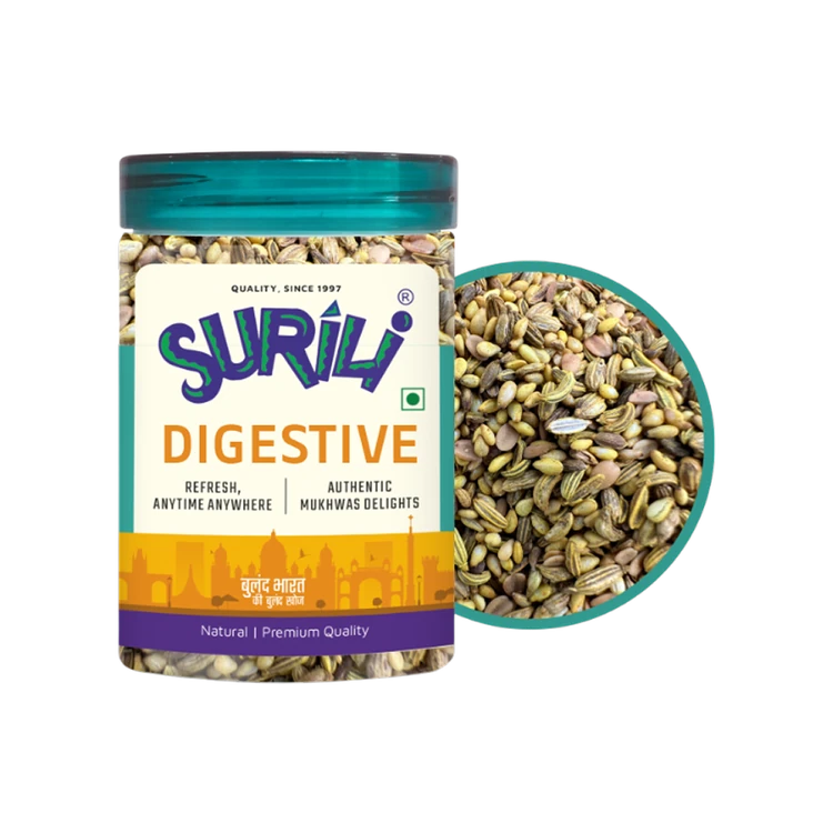 SURILI Digestive Mukhvas Mouth Freshener with Ajwain Aids