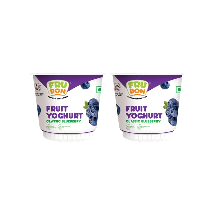 FruBon Classic Blueberry Yogurt - Pack of 2