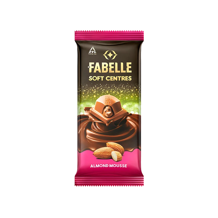 Fabelle Choco Deck Soft Centers Almond Mousse Chocolate Bar
