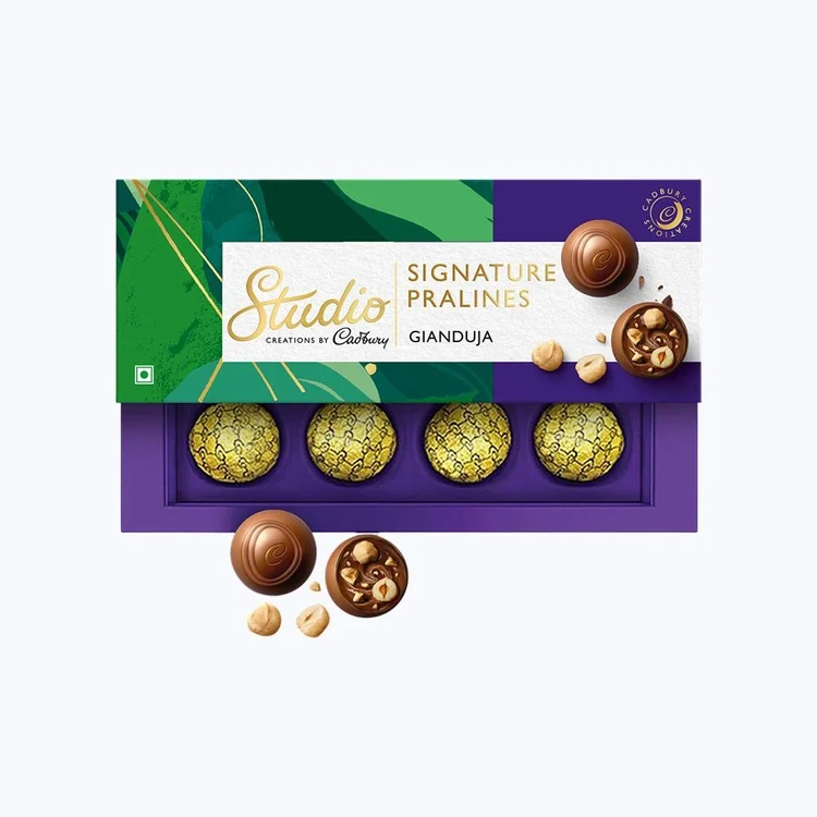 Cadbury Studio Signature Pralines Gianduja Hazelnut Chocolate Gift Pack