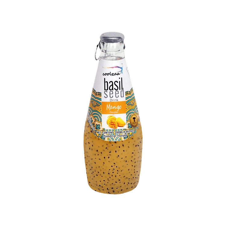 Coolzaa Mango Basil Seed Juice