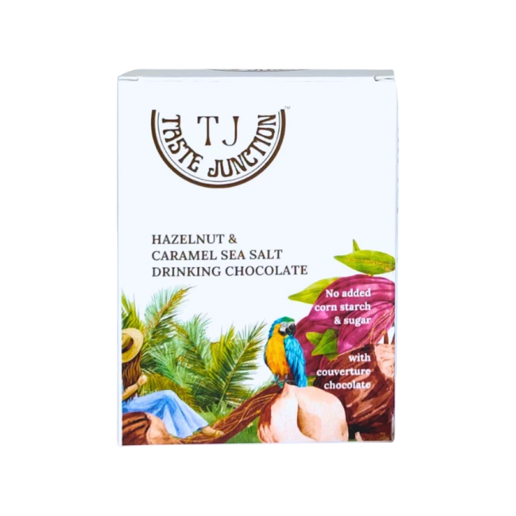 Taste Junction Hazelnut & Caramel Sea Salt Drinking Iced / Hot Chocolate
