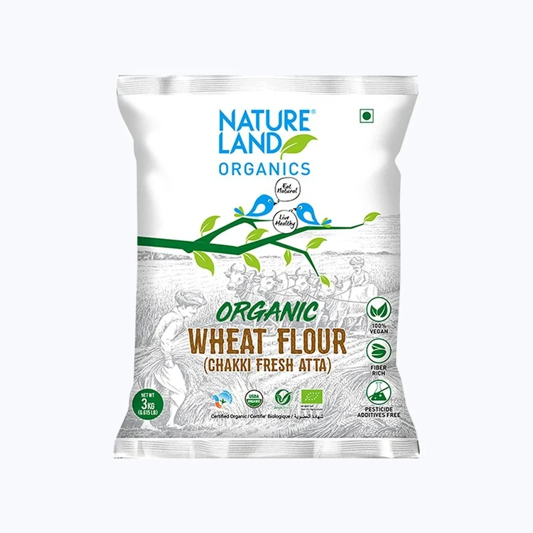 Natureland Fresh Chakki Organic Atta