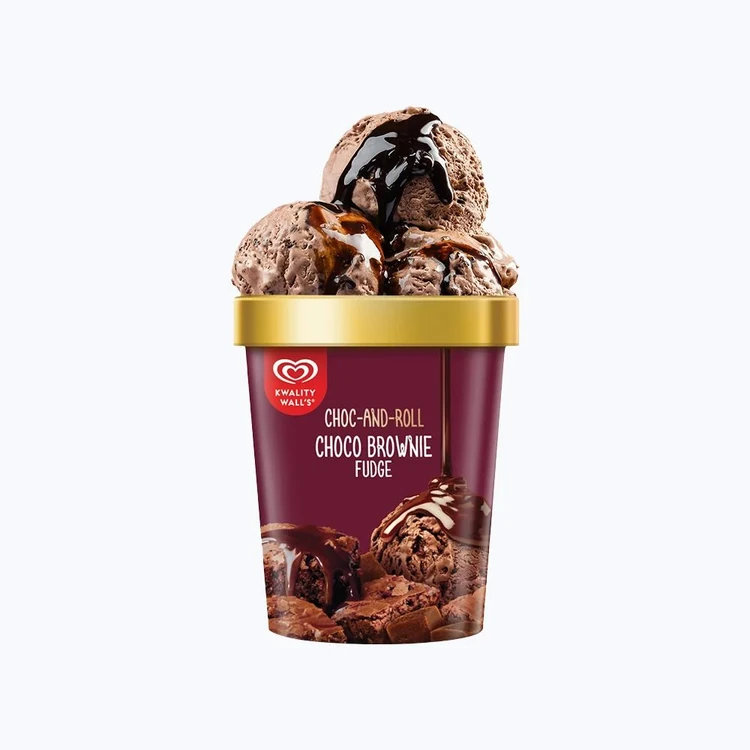 Kwality Walls Choco Brownie Fudge Frozen Dessert Tub