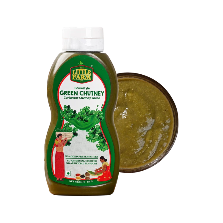 The Little Farm Co. Homestyle Green Coriander Chutney