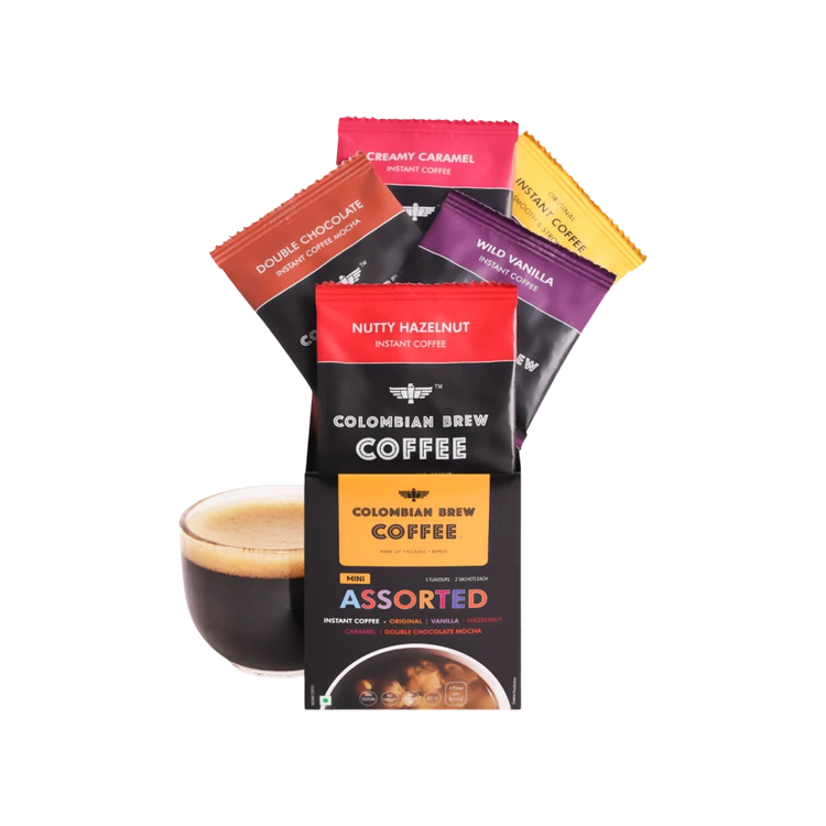 Colombian Brew Coffee Mini Assorted Instant Coffee
