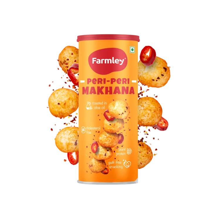 Farmley Peri Peri Roasted Flavoured Makhana Roasted In Olive Oil