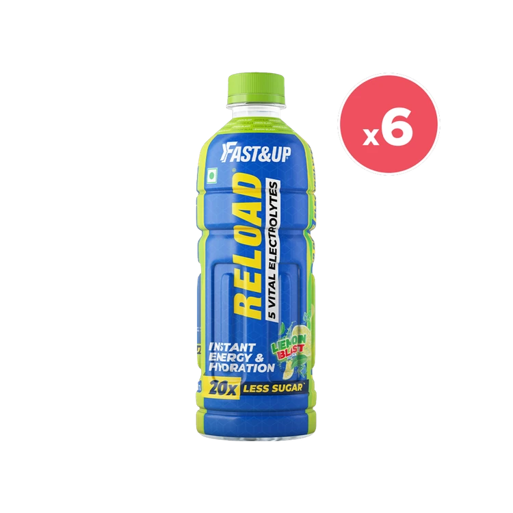 Fast&Up Reload Instant Sports Drink (Lemon Blast) - Pack of 6