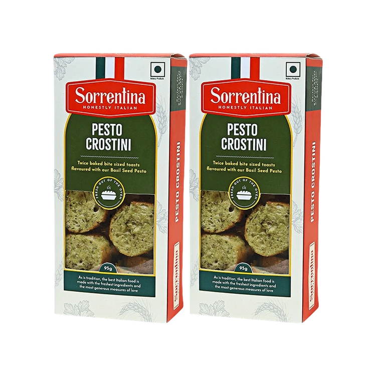 Sorrentina Pesto Crostini - Pack of 2