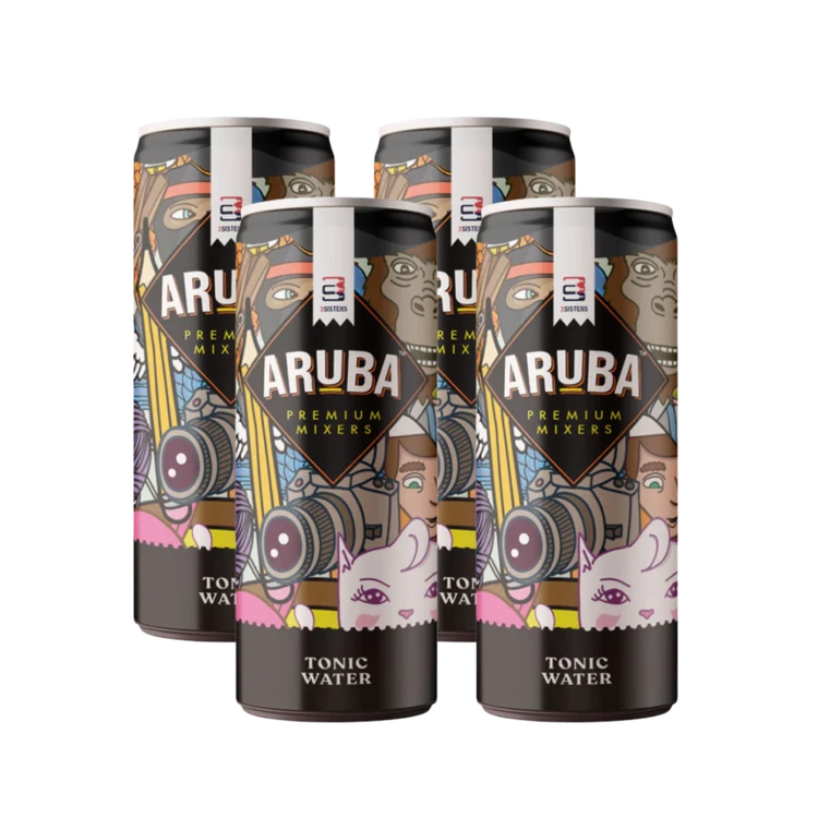 Aruba Mixers - Tonic Water (Pack of 4 Cans)
