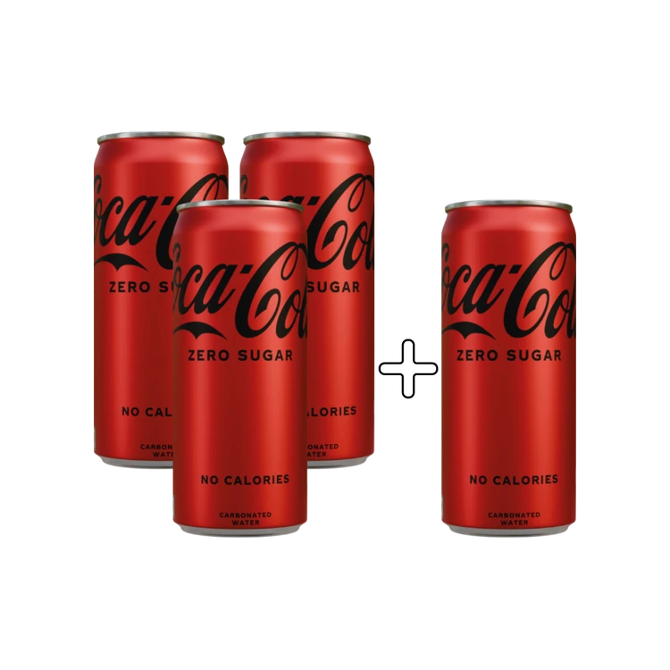 Coca-Cola Zero Sugar Diets & Lights - Buy 3 Get 1 Free