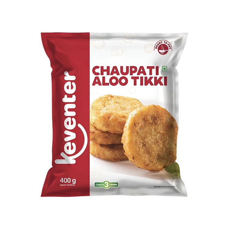 Keventer Chaupati Aloo Tikki (Frozen)