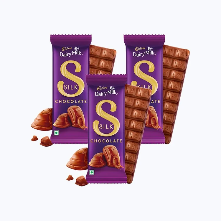 Cadbury Dairy Milk Silk Chocolate Bar - Pack of 3
