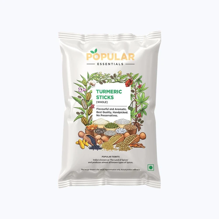 Popular Essentials Turmeric Whole Sticks (Arishina)
