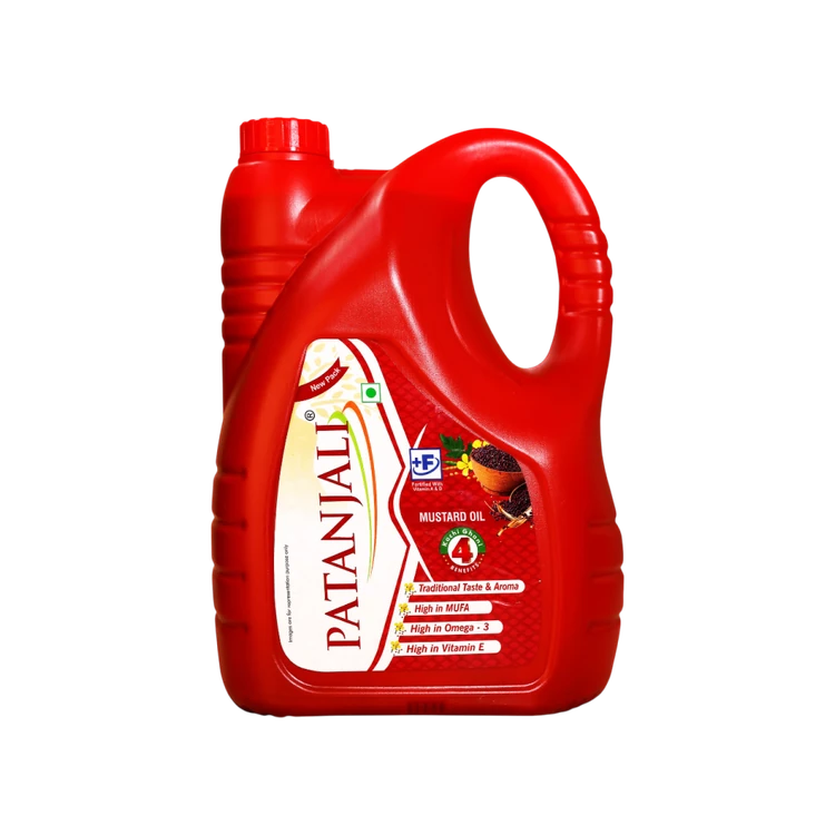 Patanjali Kachi Ghani Pure Mustard Oil (Sasive Enne)