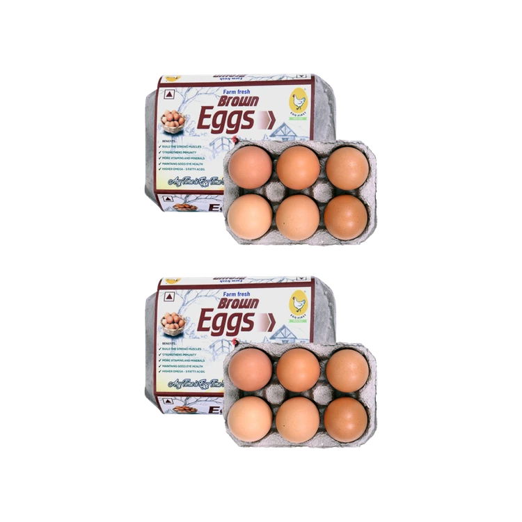 Egg First Brown Eggs - Pack of 2