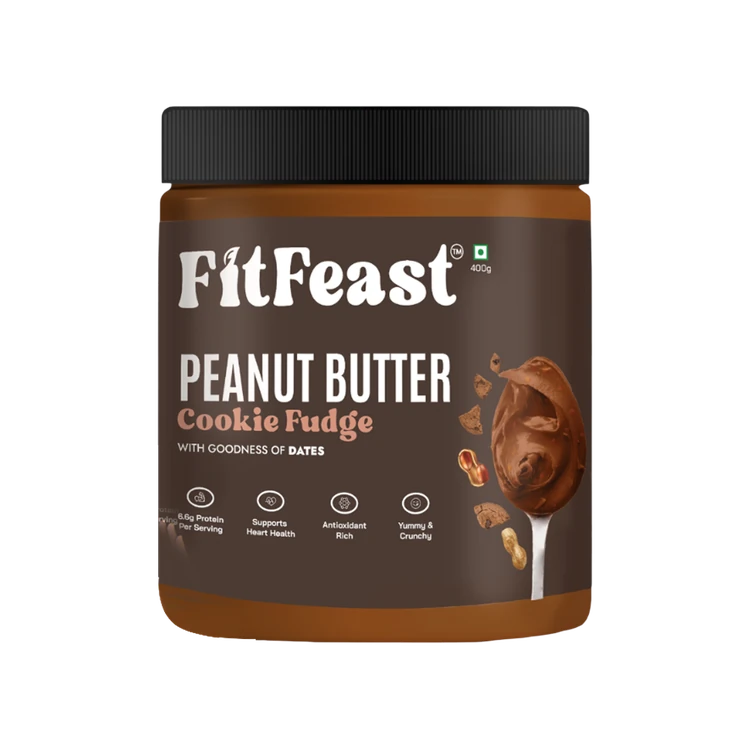 Fitfeast Cookie Fudge Crunchy Peanut Butter