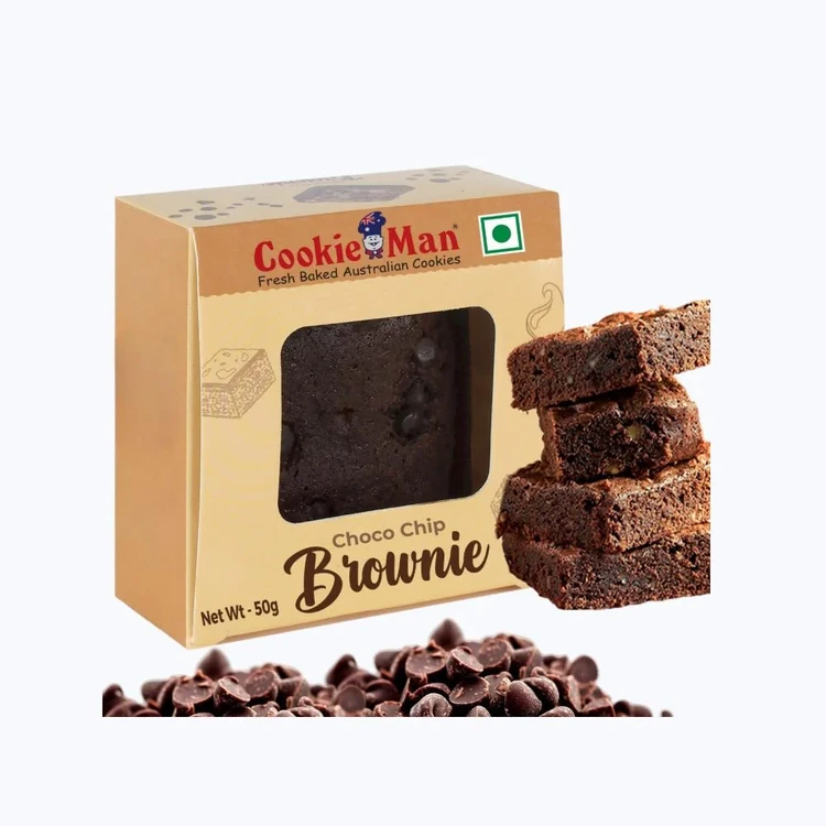 Cookieman Choco Chip Chocolate Eggless Brownie