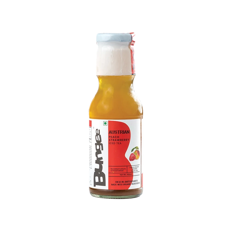Bungee Austrian Peach Strawberry Iced Tea