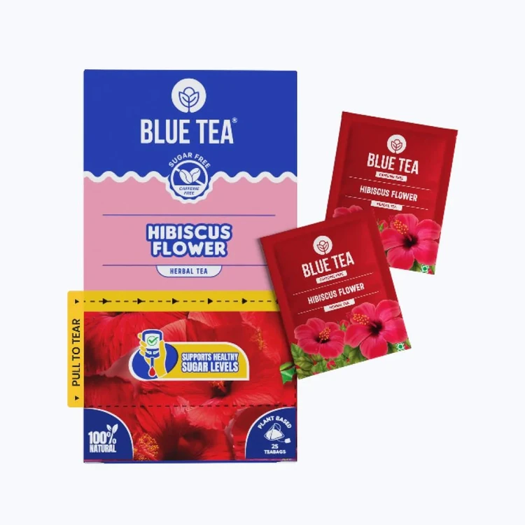 Blue Tea Hibiscus Flower Herbal Tea