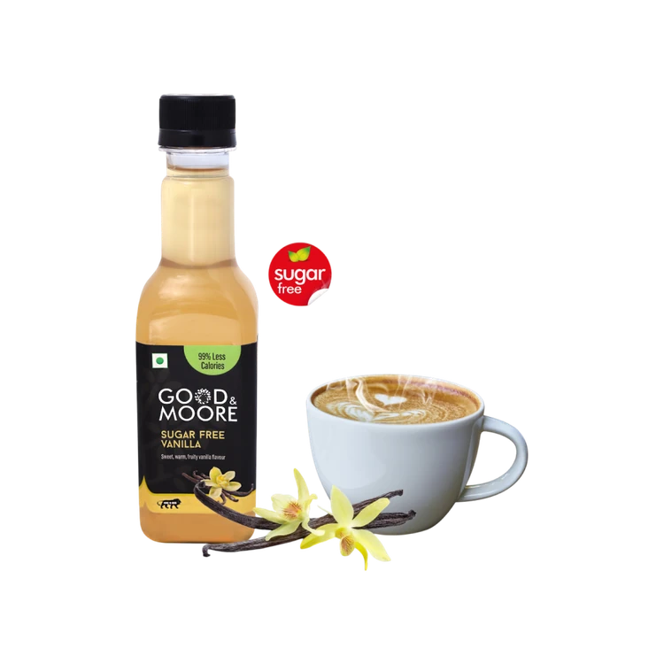 GOOD&MOORE Zero Sugar Vanilla Coffee Syrup