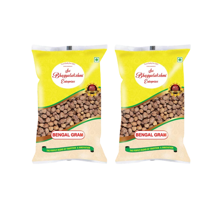 Bhagyalakshmi Kala Chana/Brown Chana Bengal - Pack of 2 (Kadle Kalu)