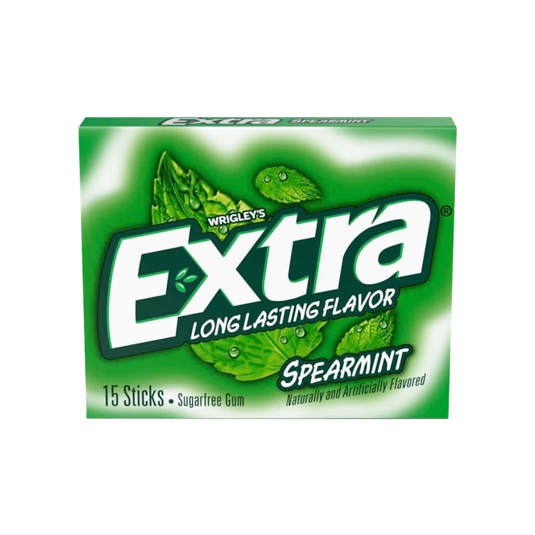Wrigley's Extra Spearmint Chewing Gum (Sugar Free)