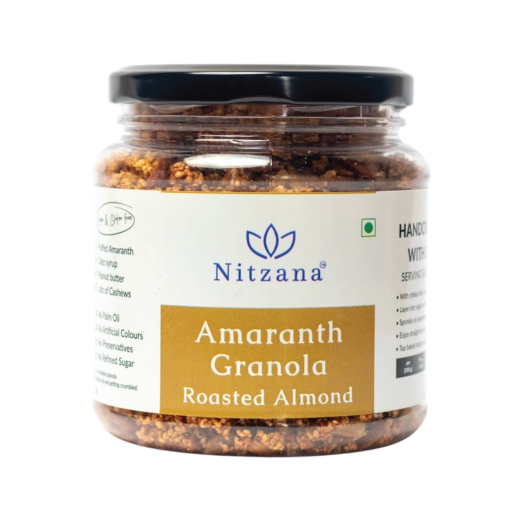 Nitzana Roasted Almond Amaranth Granola